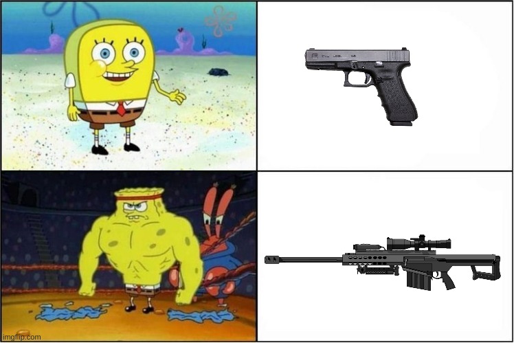 Weak vs Strong Spongebob | image tagged in weak vs strong spongebob | made w/ Imgflip meme maker