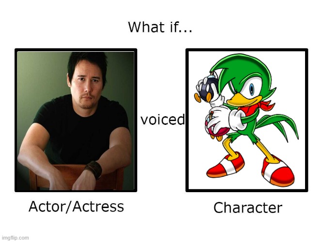 What if Johnny Youg Bosch voiced Bean the Dynamite | image tagged in what if this actor or actress voiced this character,johnny youg bosch,bean the dynamite,sonic the hedgehog,sega,sonic | made w/ Imgflip meme maker