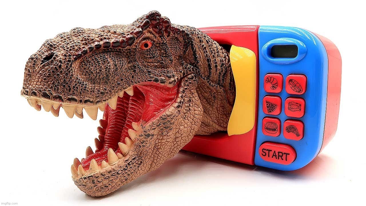 My template - T-Rex Microwave | image tagged in t-rex microwave,t-rex,tyrannosaurus rex,microwave,toy,t rex | made w/ Imgflip meme maker
