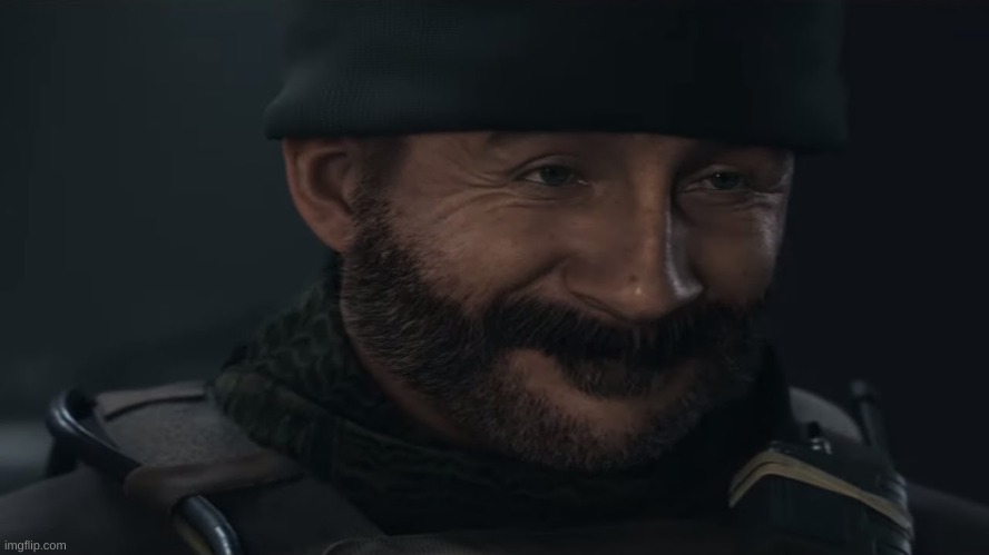 Smug Captain Price | image tagged in smug captain price | made w/ Imgflip meme maker