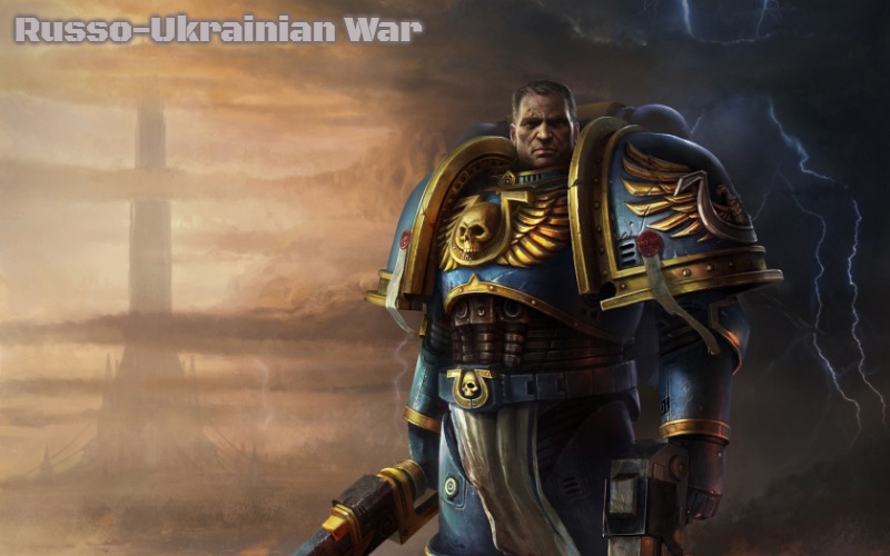 overly manly man of the future ultramarine warhammer 40k | Russo-Ukrainian War | image tagged in overly manly man of the future ultramarine warhammer 40k,slavic,russo-ukrainian war,holodomor | made w/ Imgflip meme maker