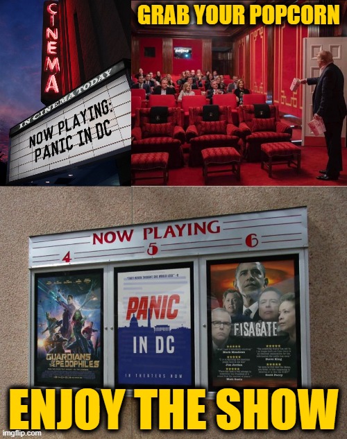 [P]atriots [A]re [N]ow [I]n [C]ontrol in D.C. | GRAB YOUR POPCORN; ENJOY THE SHOW | image tagged in panic in dc,enjoy the show,popcorn | made w/ Imgflip meme maker