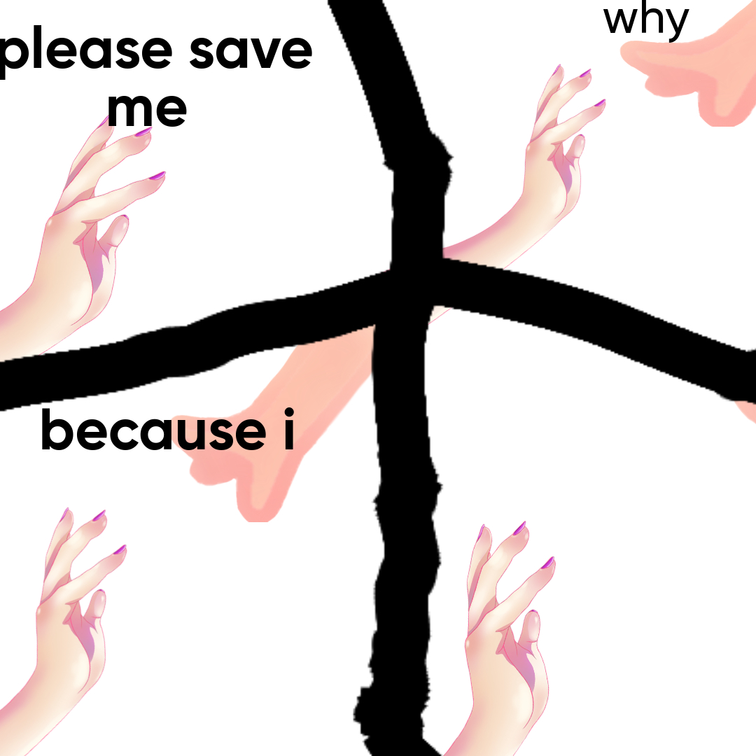 please save me DX Blank Meme Template