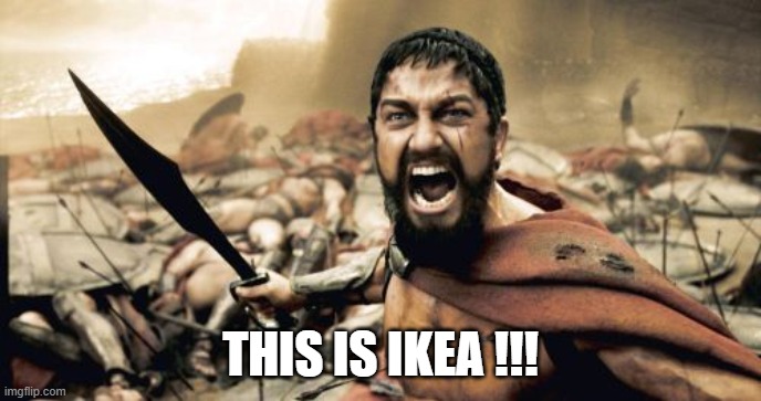 Sparta Leonidas | THIS IS IKEA !!! | image tagged in memes,sparta leonidas | made w/ Imgflip meme maker