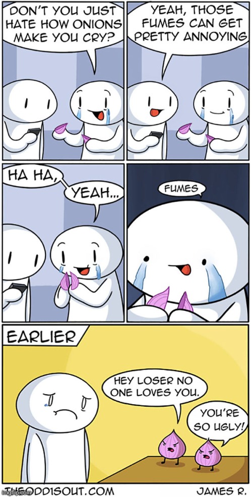 #483 | image tagged in theodd1sout,comics,comics/cartoons,this onion won't make me cry,onions,funny | made w/ Imgflip meme maker