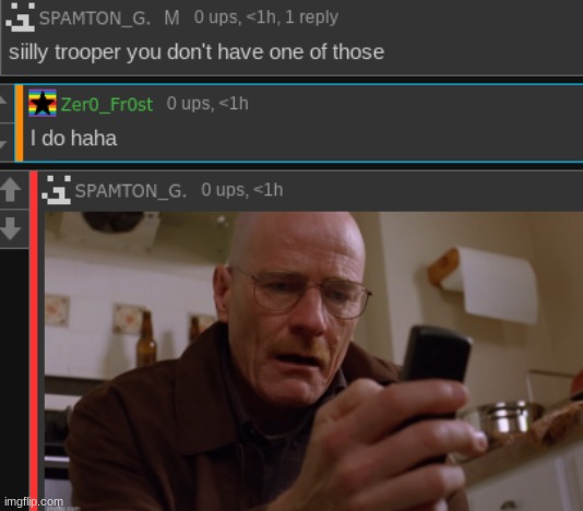 context is https://imgflip.com/i/7dqrrx?nerp=1678297128#com24298183 | made w/ Imgflip meme maker