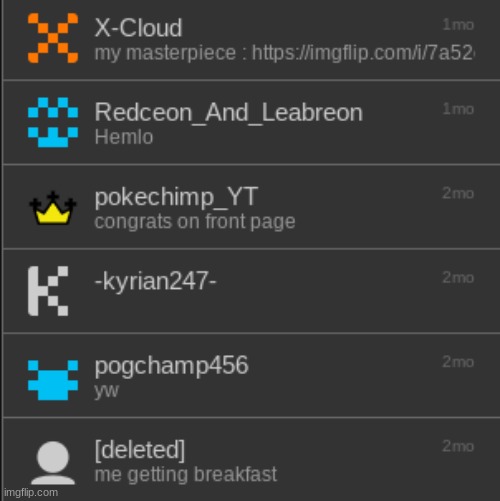 my memechat 2 | made w/ Imgflip meme maker