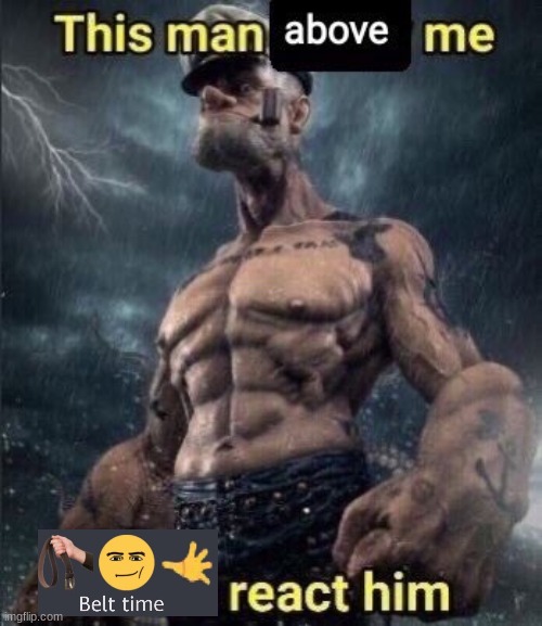 this man above me fish react him | image tagged in this man above me fish react him | made w/ Imgflip meme maker