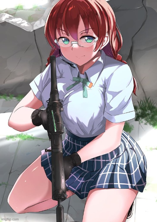 Military training Emma | image tagged in love live | made w/ Imgflip meme maker