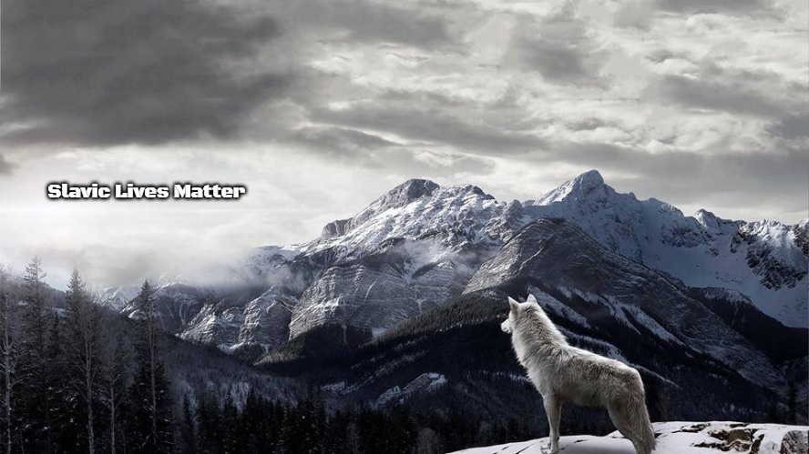 Lone Wolf | Slavic Lives Matter | image tagged in lone wolf,slavic,russo-ukrainian war | made w/ Imgflip meme maker