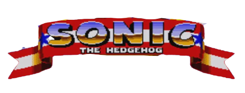 High Quality Sonic the Hedgehog Title Screen but it's just the ribbon Blank Meme Template