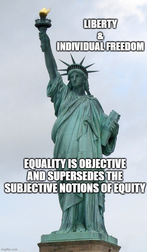 CRITICAL THEORY is a Frankfurt School of former East Germany Prof. Herbert Marcuse Construct | LIBERTY
&
INDIVIDUAL FREEDOM; EQUALITY IS OBJECTIVE AND SUPERSEDES THE SUBJECTIVE NOTIONS OF EQUITY | image tagged in cultural marxism,olaf,angela merkel,germany,soviet russia,equality | made w/ Imgflip meme maker