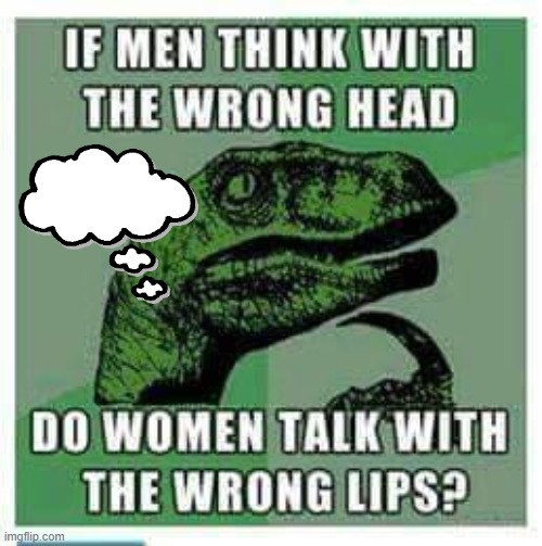 WRONG HEAD, WRONG LIPS? | image tagged in gender equality | made w/ Imgflip meme maker