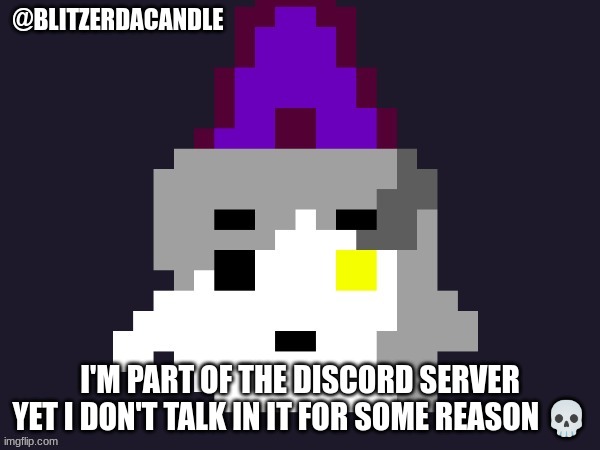 I'm weird I know | I'M PART OF THE DISCORD SERVER YET I DON'T TALK IN IT FOR SOME REASON 💀 | image tagged in blitzer announcement | made w/ Imgflip meme maker