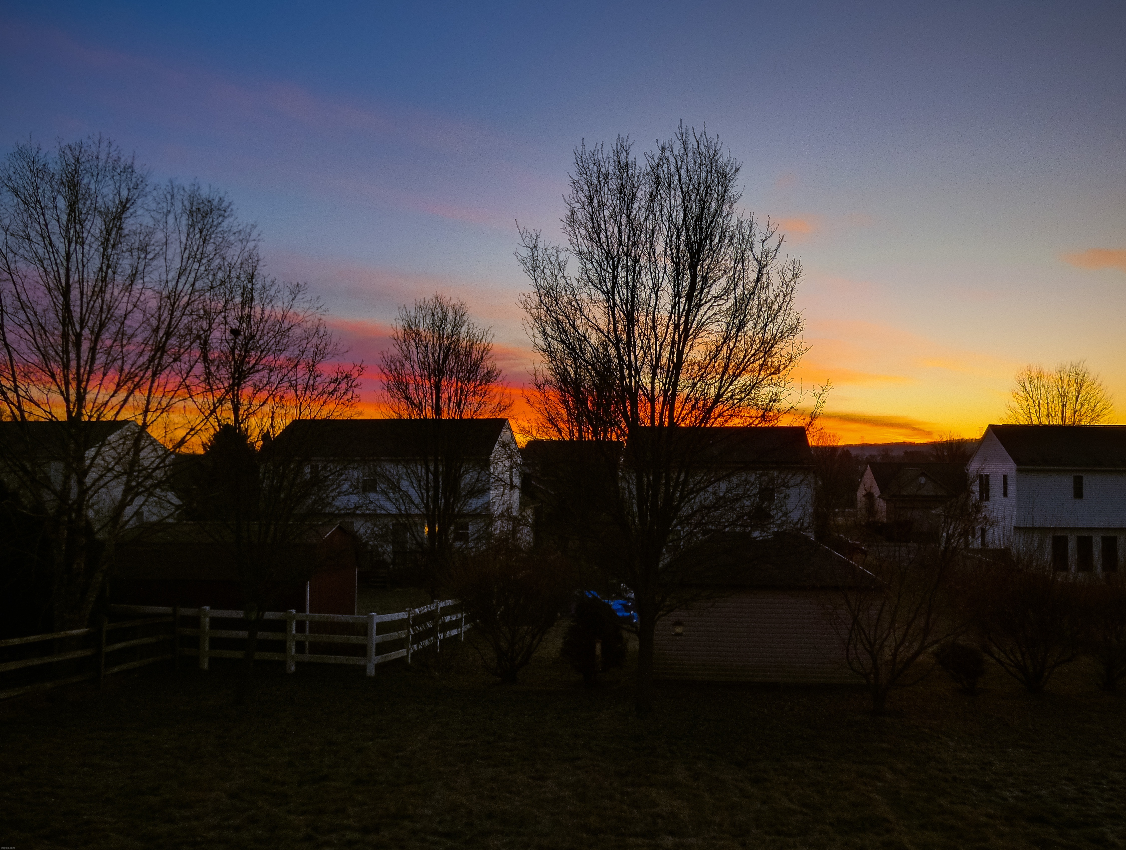 Sunrise a couple days ago taken with HDR on my camera | image tagged in share your own photos | made w/ Imgflip meme maker