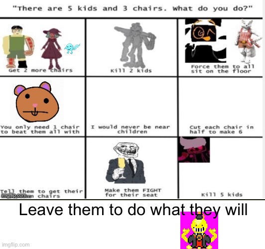 Leave them to do what they will | made w/ Imgflip meme maker