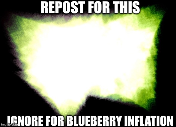 REPOST FOR THIS; IGNORE FOR BLUEBERRY INFLATION | made w/ Imgflip meme maker