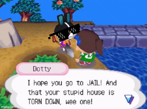 Dotty | image tagged in animal crossing | made w/ Imgflip meme maker