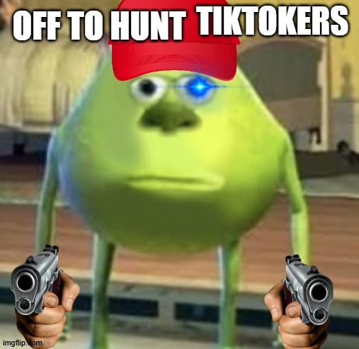 Hunter Wazowski | TIKTOKERS | image tagged in hunter wazowski | made w/ Imgflip meme maker