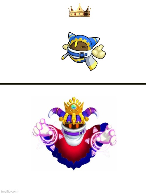 High Quality Magolor + crown = crowned Blank Meme Template