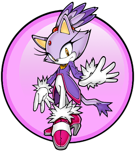 High Quality Blaze the Cat Blank Meme Template