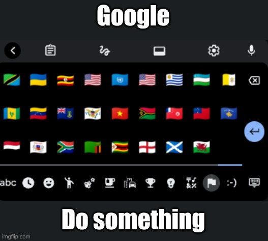 2 american flags | Google; Do something | image tagged in oof | made w/ Imgflip meme maker