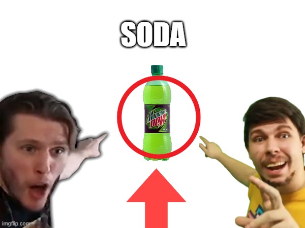 S O D A | SODA | image tagged in soda,mrbeast | made w/ Imgflip meme maker