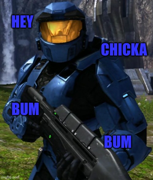 Caboose | CHICKA; HEY; BUM; BUM | image tagged in caboose | made w/ Imgflip meme maker