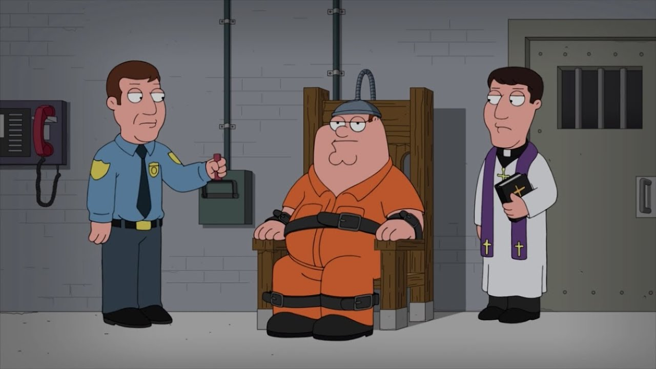 Peter Griffin Electric Chair Blank Meme Template