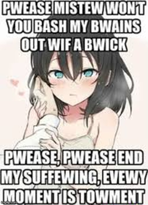 comment to bash her brains out with a brick | made w/ Imgflip meme maker
