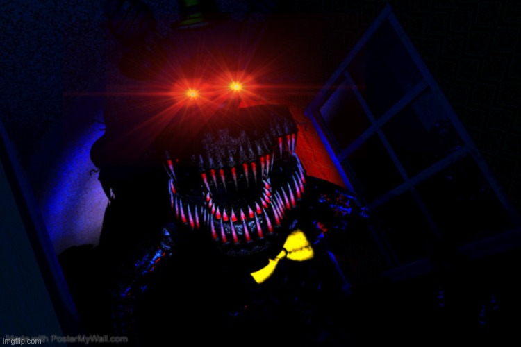 Running FNaF Nightmare | image tagged in running fnaf nightmare | made w/ Imgflip meme maker