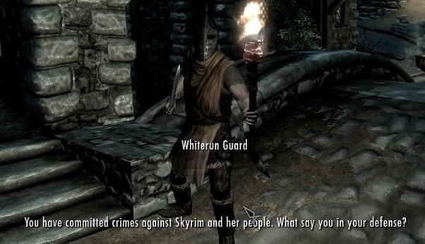 High Quality You have committed crimes against Skyrim and her people Blank Meme Template