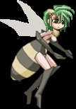 Rydia as a bee Blank Meme Template