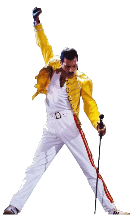 Freddy Mercury hand up Blank Meme Template