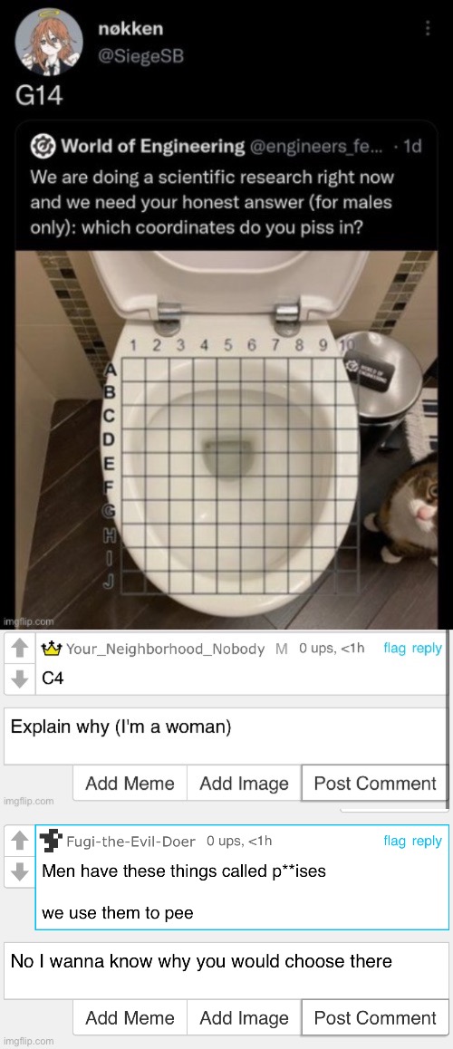 (Bro we get it, your female) | made w/ Imgflip meme maker