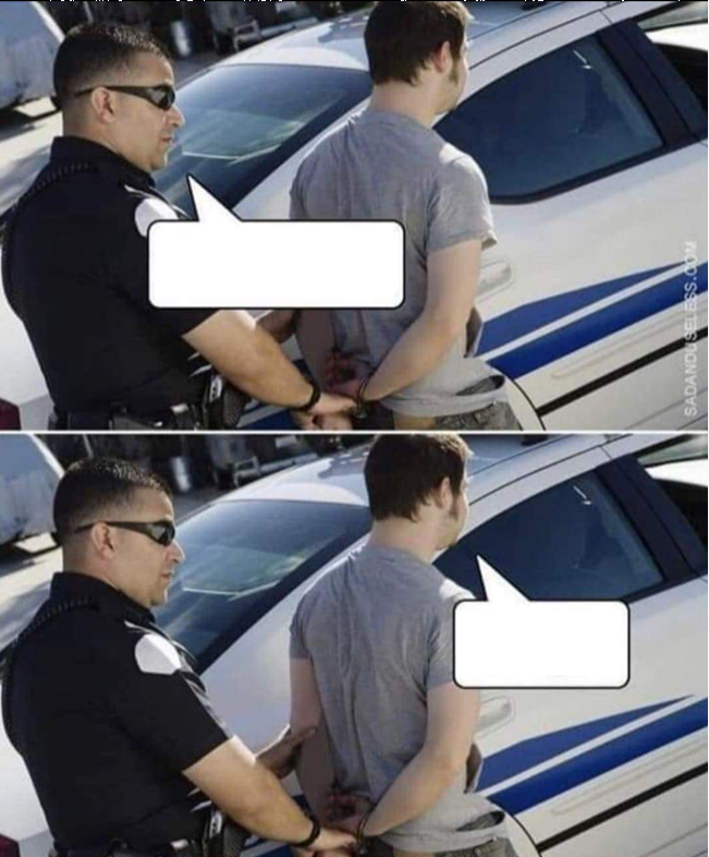 Right to Remain Silent Blank Meme Template