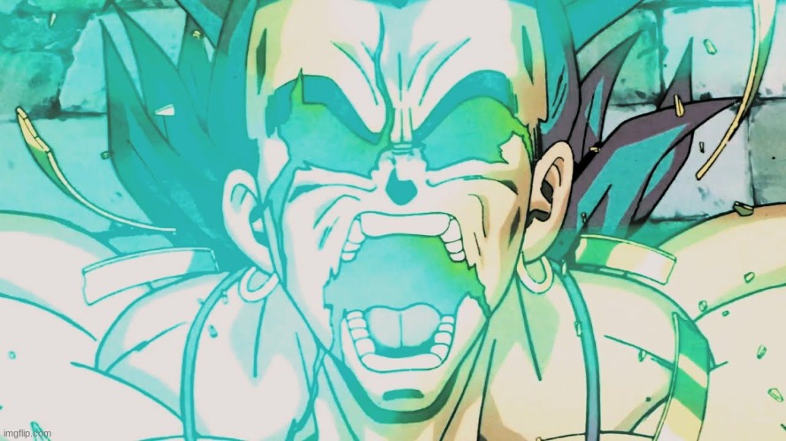 DBZ Broly transforming | image tagged in dbz broly transforming | made w/ Imgflip meme maker