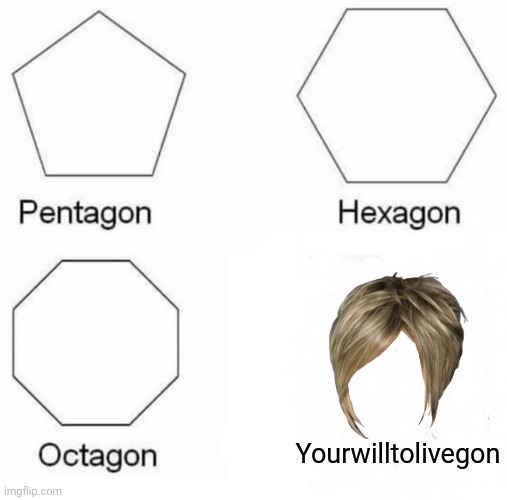 Untitled Image | Yourwilltolivegon | image tagged in memes,pentagon hexagon octagon | made w/ Imgflip meme maker