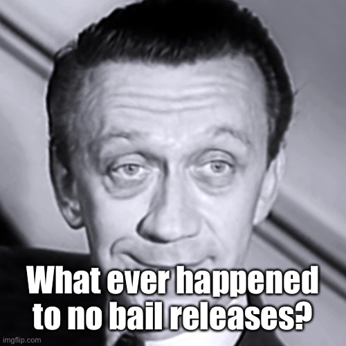 Snide | What ever happened to no bail releases? | image tagged in snide | made w/ Imgflip meme maker