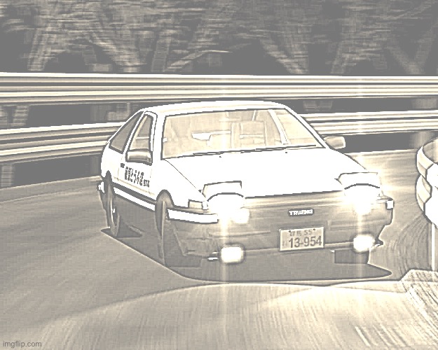 happy AE86 | image tagged in happy ae86 | made w/ Imgflip meme maker