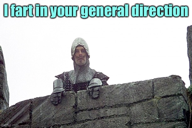 I fart in your general direction | I fart in your general direction | image tagged in i fart in your general direction | made w/ Imgflip meme maker