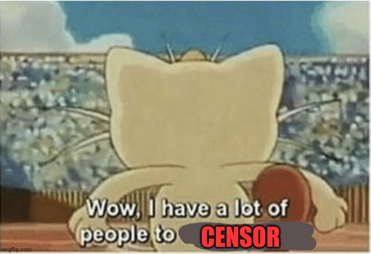 Wow, I have a lot of people to disappoint | CENSOR | image tagged in wow i have a lot of people to disappoint | made w/ Imgflip meme maker