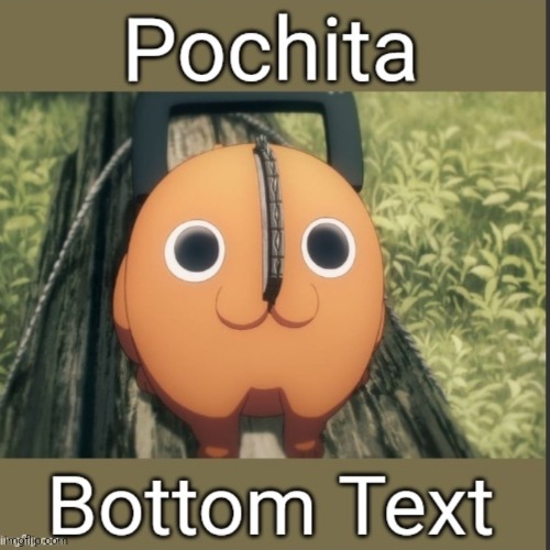 Pochita reminds me of the Subarashi meme. : r/Animemes