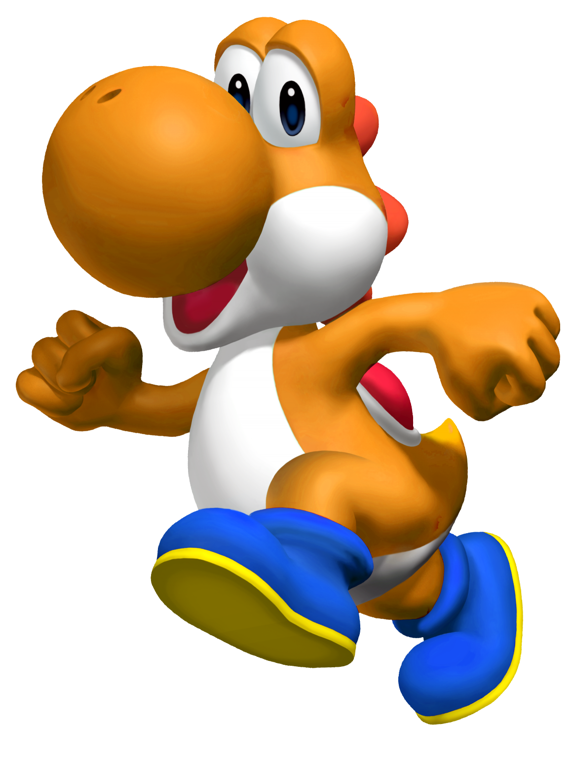 High Quality Orange Yoshi Blank Meme Template