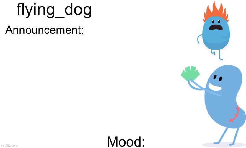 flying_dog Announcement Template Blank Meme Template