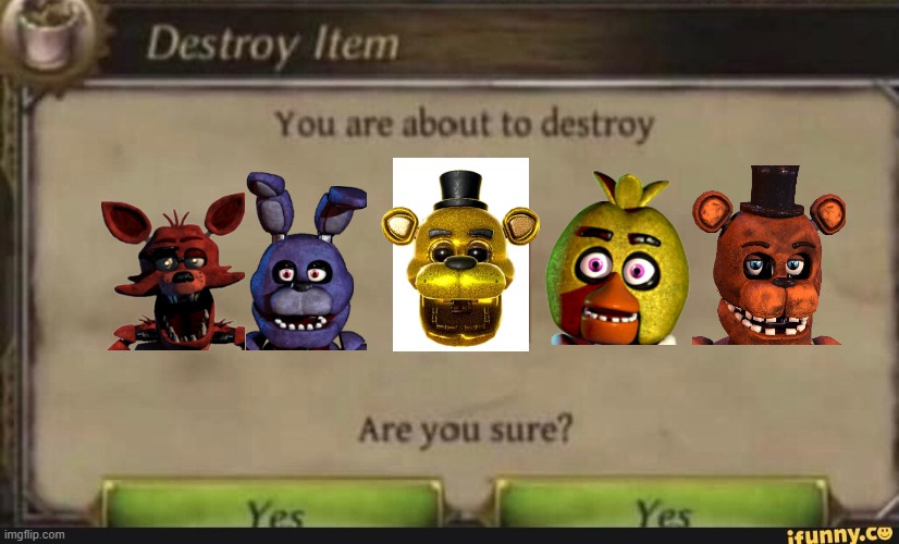 FNAF 3 minigame meme - Imgflip