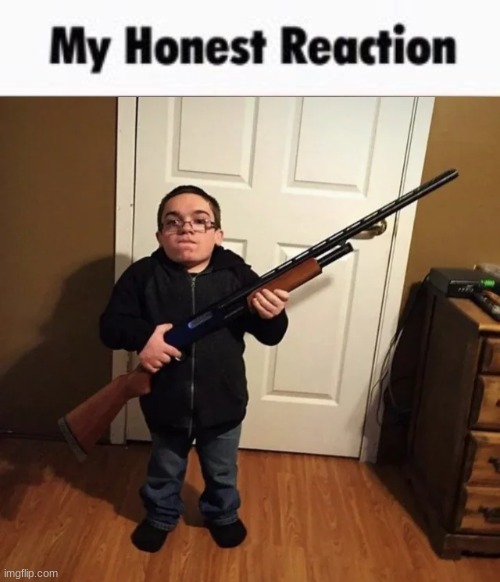 funni short dude | image tagged in my honest reaction | made w/ Imgflip meme maker