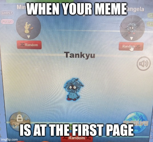 Tanks | WHEN YOUR MEME; IS AT THE FIRST PAGE | image tagged in generated thanks | made w/ Imgflip meme maker