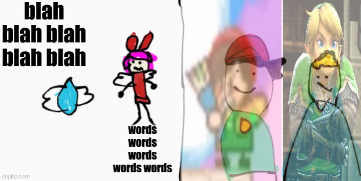 glad i still had this! | image tagged in ribbon,adeleine,link,fairy | made w/ Imgflip meme maker