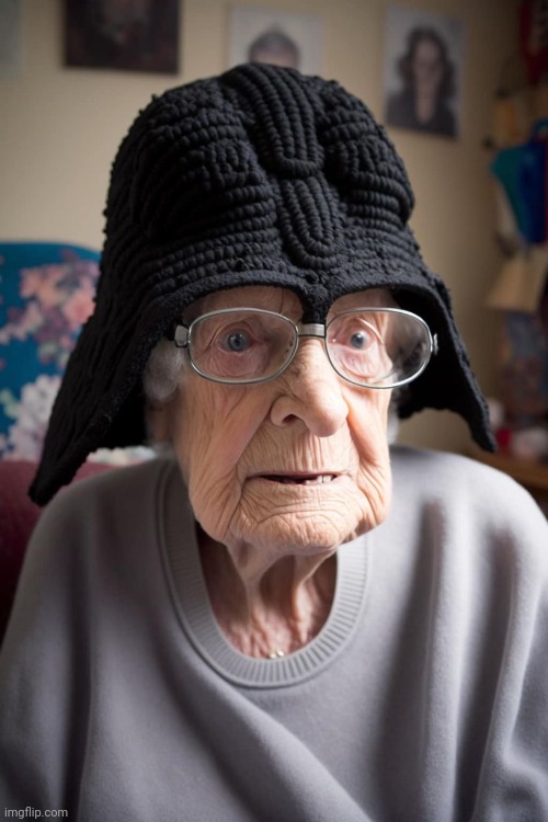 Darth Granny | image tagged in darth granny | made w/ Imgflip meme maker